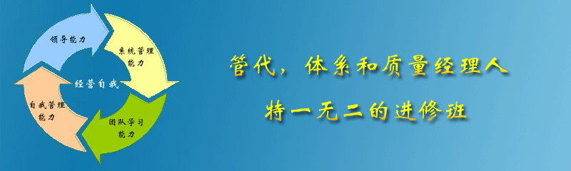 承载老师50多年质量管理智慧,系统经理人培训,体系经理人培训，管理者代表,ISOYES
